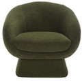 Kiana Modern Accent Chair — Olive Green — Accent Chairs