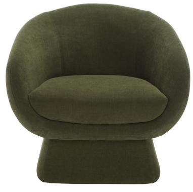 Kiana Modern Accent Chair — Olive Green — Accent Chairs