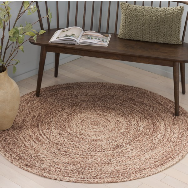 Braided Rug — Natural — Rugs