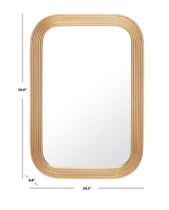 Ahna Mirror — Gold — Mirrors