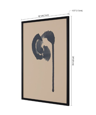 Make Your Mark Framed Wall Art — Black — Wall Art