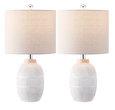 Thom Table Lamp — Brown (Set of 2) — Table Lamps