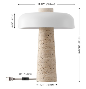 Lela Table Lamp — Natural — Table Lamps