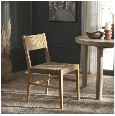 Dutton Woven Dining Chair — Natural — Dining Chairs