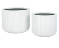 Lucca Planter Pot Set2 — White (Set of 2) — Planters