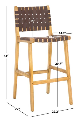 Adah Barstool — Cognac — Barstools