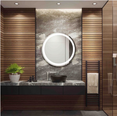 Caspar LED Mirror — Silver — Mirrors