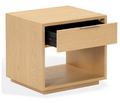 Gabribecca 1 Drawer Nightstand — Greige Oak — Nightstands