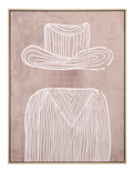 The Stranger 30" X 40" Wall Art — Mauve — Wall Art