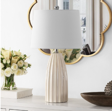 Kayden Table Lamp — Ivory — Table Lamps