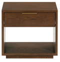 Gabribecca 1 Drawer Nightstand — Walnut — Nightstands