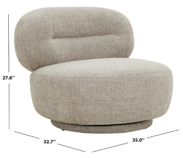 Oliviangela Lounge Chair — Brown — Accent Chairs