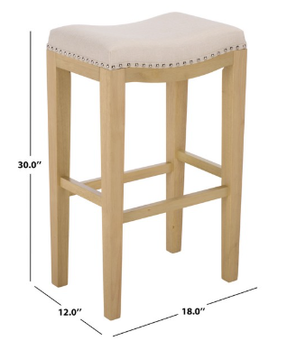 Amabi Barstool — Cream — Barstools