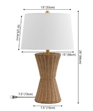 Aitana Table Lamp — Natural — Table Lamps