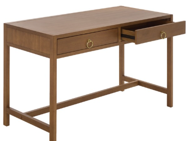 Esther 2 Drawer Desk — Walnut — Desks