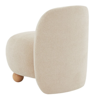 Kalia Bun Foot Accent Chair — Tan — Accent Chairs