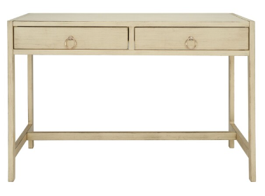 Esther 2 Drawer Desk — Antique White — Desks