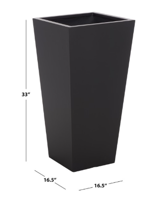 Paloma Large Planter — Black — Planters