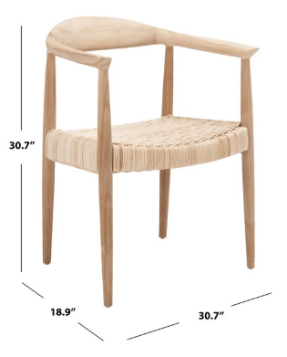 Renga Accent Chair — Unfinished Natural — Accent Chairs