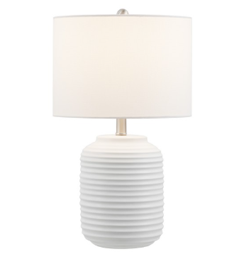 Elio Table Lamp — White — Table Lamps