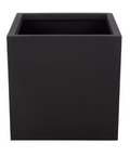 Marcy Low Wide Planter — Black — Planters