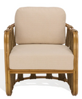 Pennylyn Seagrass Accent Chair — Walnut — Accent Chairs