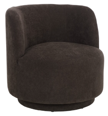 Hayls Swivel Accent Chair — Brown — Accent Chairs