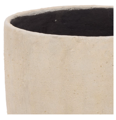 Cana Pedestal Planter Pot — Beige — Planters