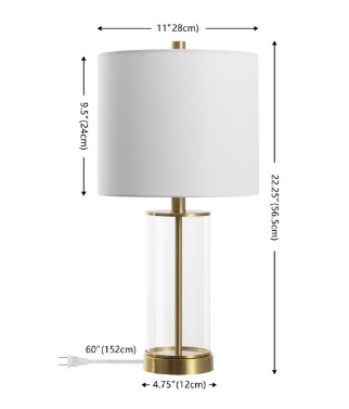 Anders Table Lamp — Clear (Set of 2) — Table Lamps