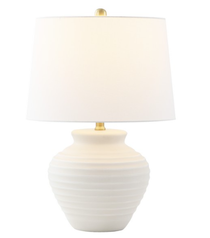 Ledger Table Lamp — White Shade — Table Lamps