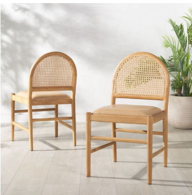 Laylie And Dining Chair — Tan (Set of 2) — Dining Chairs