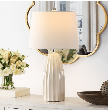 Kayden Table Lamp — Ivory — Table Lamps