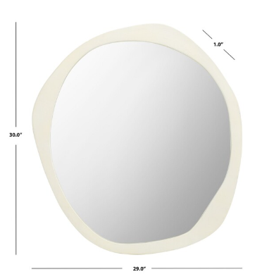 Rafla / Mdf Mirror — Ivory — Mirrors