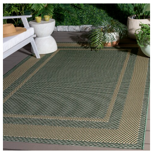 Courtyard Rug — Green — Rugs