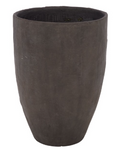 Cana Large Pedestal Planter — Brown — Planters