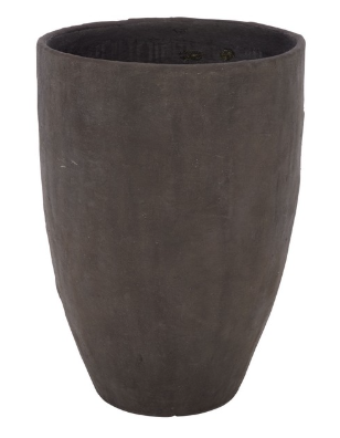 Cana Large Pedestal Planter — Brown — Planters