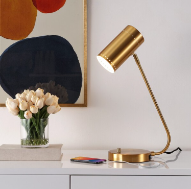 Crane Table Lamp — Gold — Table Lamps