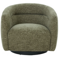 Kellybryn Swivel Chair — Olive Green — Accent Chairs