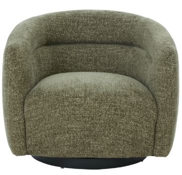 Kellybryn Swivel Chair — Olive Green — Accent Chairs