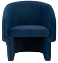 Susie Barrel Back Accent Chair — Navy — Accent Chairs