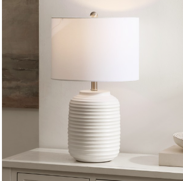 Elio Table Lamp — White — Table Lamps