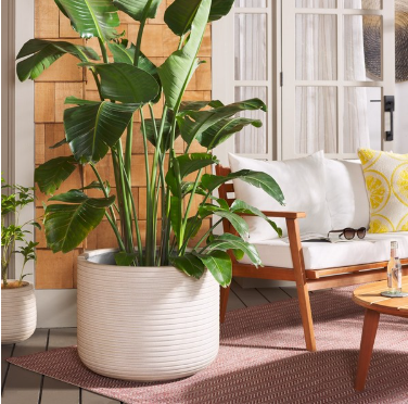 Nardo Large Planter Pot — Beige — Planters