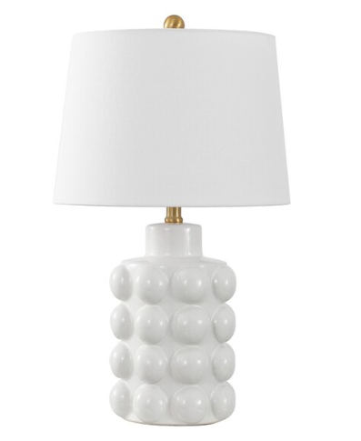 Konny Table Lamp — White Shade — Table Lamps