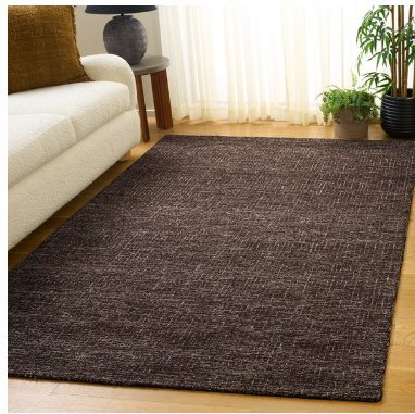 Abstract Rug — Dark Brown — Rugs