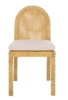 Tojo Cane Roundback Dining Chair — Natural (Set of 2) — Dining Chairs