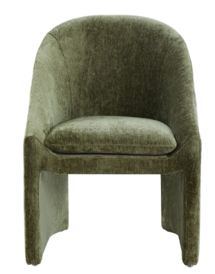 Kagan Chenille Dining Chair — Olive Green — Dining Chairs