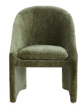 Kagan Chenille Dining Chair — Olive Green — Dining Chairs