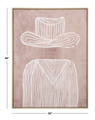 The Stranger 30" X 40" Wall Art — Mauve — Wall Art