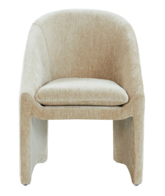 Kagan Chenille Dining Chair — Taupe — Dining Chairs