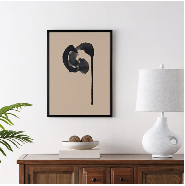 Make Your Mark Framed Wall Art — Black — Wall Art